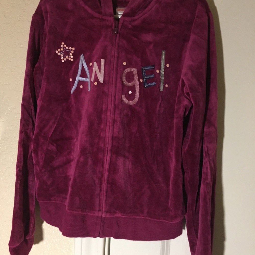 Gymboree velvet Jacket with hood